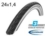 Покрышка 24X1 3/8 (37-540) Schwalbe Delta Cruiser Hs392 K-Guard B/W SBC, 50 EPI