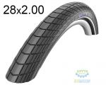 Покрышка 28X2.00 (50-622) Schwalbe Big Apple Hs430 Kevlarguard B/B+RT SBC 50 EPI, Черная