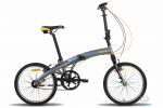 Велосипед 20'' PRIDE MINI 3sp RST Сіро-помаранчевий 2016