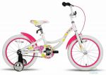 Велосипед 18'' PRIDE AMELIA біло-Рожевий глянцевий 2016