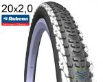 Покрышка 20 X 1,90 Mitas (Rubena) Scylla V75 Classic Черно-Белая