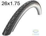 Покрышка 26X1.75 Schwalbe Road Cruiser Kevlarguard 47-559 B/W Hs377 SBC