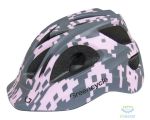 шолом Green Cycle Space Invader розмір 54-58см Сіро-Рожевий