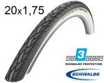 Покришка 20X1.75 (47-406) Schwalbe Road Cruiser K-Guard B/W Hs484 Green