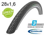 Покрышка 28X1.60 700X40C (42-622) Schwalbe Road Cruiser K-Guard Active B/B+RT Hs484 Green, 50 EPI
