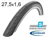 Покришка 27.5X1.60 650B (42-584) Schwalbe Marathon Supreme V-Guard Evolutoin Folding B/B-Sk+RT  Hs469 Osc, 67 EPI Ek