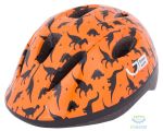 шолом дитячий Green Cycle Dino розмір 48-52см помаранчевий/чорний лак