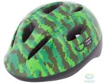 шлем детский Green Cycle Pixel размер 50-54см хаки/зелёный/салатовый лак