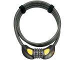Замок ONGUARD TERRIER Combo GLO Кодовый на 4 цифры с LED-подсветкой, трос 180см х 10мм