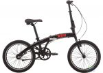 Велосипед 20 Pride MINI 3 черный/ярко-красный 2020