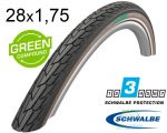Покришка 28X1.75 (47-622) Schwalbe Road Cruiser K-Guard Twinskin B/Co+RT  Hs484 Green, 50 EPI