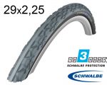 Покришка 24X1 3/8 (37-540) Schwalbe Downtown K-Guard Twinskin Gr/B Hs342 2Grip Grc, 50 EPI