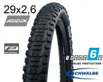 Покрышка 29X2.60 (65-622) Schwalbe Johnny Watts Perf, Dd, Raceguard, Folding B/B-Sk Hs604 Addix 67 EPI B