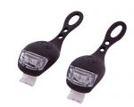Комплект мигалок Green Cycle GLT-001 2 LED передняя и задняя 2 батарейки в каждой CR2032