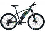 Велосипед Trinx 26 X1E рама - 17 2021 Matt-Black-Green-Blue