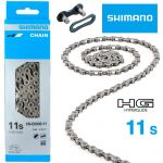 Цепь Shimano CN-E8000-11, HG-X 11-быстрый, 138 ссылок, для электровелосипедов +QUICK-LINK