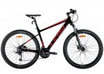 Велосипед 27.5 Leon XC-80 AM Hydraulic lock out HDD 2022 черный с красным, размер - 20