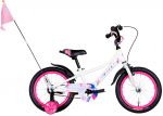 Велосипед 16 Formula RACE 2022 білий з рожевим