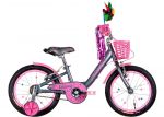 Велосипед 16 Formula CHERRY 2022 темно-сірий з рожевим