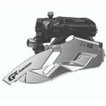 Переключатель передний SRAM GX AM FD GX 2X10 HI CLAMP 34T TOP PULL