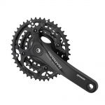 Комплект шатунів PROWHEEL ZEPHYR-601 (10S) 170mm, 42/32/24T black