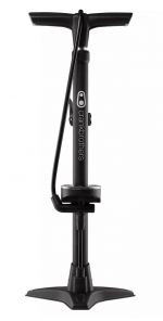 Насос для підлоги Crankbrothers GEM, з манометром, presta/schrader, 160 psi / 11 bar, чорний