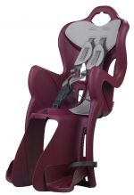 Сидіння задн. Bellelli B1 Lux Clamp (на багажник) темно-червоне з сірою підкладкою
