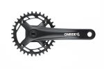 Комплект шатунов ONRIDE Solo 1110, под квадрат, 170 мм, 34Т BCD: 104 мм, на 11/10/9 шв., черный