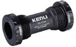 Каретка Kenli KL-110A, наружные чашки, с пыльниками, вал 24 мм, 68/73 мм, черная