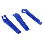 Бортувальні лопатки Kenli KL-9720C, нейлонові, комплект 3 штуки, з зачепами за спиці, сині