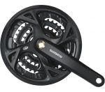 Шатуни Shimano FC-M371-3, 175мм, 48X36X26T, захист зірок, з болтами