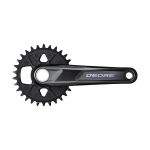 Шатуни Shimano FC-M6100-1 DEORE, інтегрована вісь, 170мм 30T 12-шв. CL-52мм без каретки