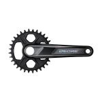 Шатуни Shimano FC-M6100-1 DEORE, інтегрована вісь, 170мм 32T 12-шв. CL-52мм без каретки