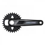 Шатуни Shimano FC-M6120-1 DEORE, інтегрована вісь, 175мм 32 12-шв. CL-55мм, без каретки