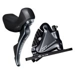 Гальмо гідравл диск для шосе Shimano R8020 ULTEGRA, переднє (ліва ручка, каліпер, гідролінія 1000мм)