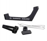 Адаптер для дисков тормозов шоссе Shimano, задний SM-MA-R160PDH, ротора 160мм, болт 25мм, FLATMOUNT