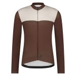 Велоджерсі Shimano Apice long sleeves, коричневе, розм. M