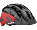 Шолом LAZER Compact dxl, чорно-червоний