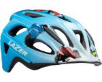 Шолом LAZER P`NUT дитячій, блакитний гоночні машини