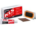Набор для заклейки камеры KLS Repair kit клей/заплаты/наждак/пластиковый бокс