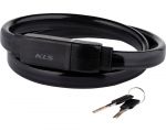 Замок тросиковый KLS Loop черный 2x4.8x24х900 мм