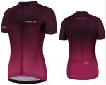 Веломайка женская с коротким рукавом KLS Maddie 2 бордовый L