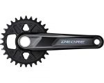 Шатуни Shimano FC-M6100-1 DEORE, інтегрована вісь, 175мм 32T 12-шв. CL-52мм без каретки