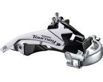 Перемикач передній Shimano FD-TY500, Top-Swing, універс.тяга, хомут 34.9мм (S/M адаптеры), для 42Т