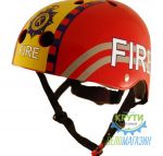 шолом дитячий Kiddimoto пожарный, червоний, розмір M 53-58см