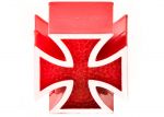 Ковпачок для камери TW V25 у вигляді красн. хреста з пластика (в комплекті 4шт) Автомобильніго стандарта