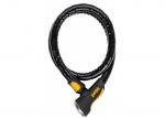 Замок з армированным тросом ONGUARD ROTTWEILER. Трос 100см х 20мм. 4 ключа + 1 з підсвіткою