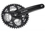 Шатун SUN RACE FCM500 24/34/42T CG (Захист ланцюга), під квадрат, L170мм чорно-сріблястий
