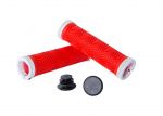 Гріпси Green Cycle GGR-420 130mm Вспінена гума, з двома замками червоний/Білий