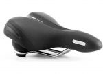 Сідло Selle Royal Premium OPTICA MODERATE, 3D Skingel, обивка Black Astrale, 248х184мм, 530г, еластоміри, жіноче, чорне